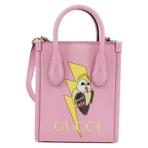 Gucci Leather Handbag Pink